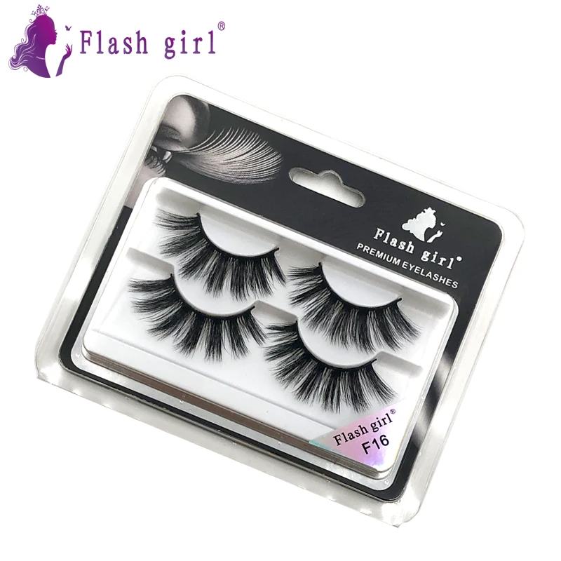 Ресницы Накладные из искусственной норки 2 пары 20 моделей |