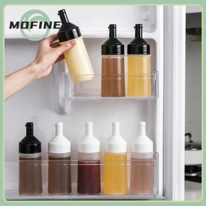 

Kitchen Organizer And Storage Container Sauce Olive Oil Bottle Plastic Transparent Sauce Olive Oil Jars 250ml/500ml Sealed