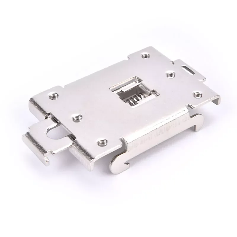 

New in Rail Mount Bracket Equipment Rack SSR Dissipation Base For SSR R99-12 Fins Single Phase Solid State Relay 35MM envio grat