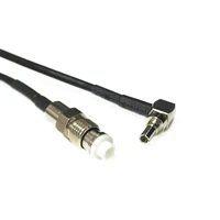 wireless modem cable fme female jack to crc9 right angle connector rg174 coaxial cable 20cm pigtail new