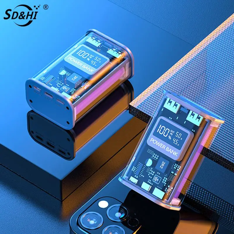 

21700 Аккумуляторный корпус для самостоятельной зарядки 10000 мАч Type C Micro USB, зарядное устройство для телефонных аккумуляторов, 5 в постоянного тока, быстрая зарядка