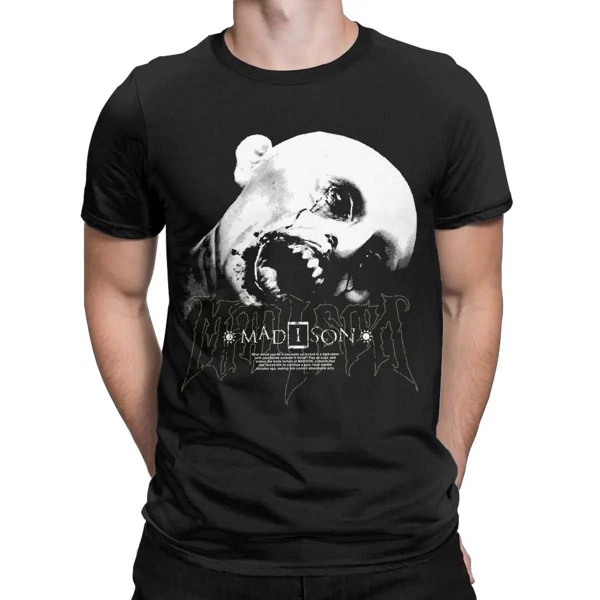 MediEvil Blue Knees T-Shirt Men Novelty Pure Cotton Tees Crew Neck Short Sleeve T Shirts Plus Size Clothes