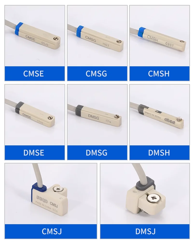 DMSG/DMSJ/DMSH-W-020/030/050 Магнитный индукционный переключатель Датчик цилиндра -W
