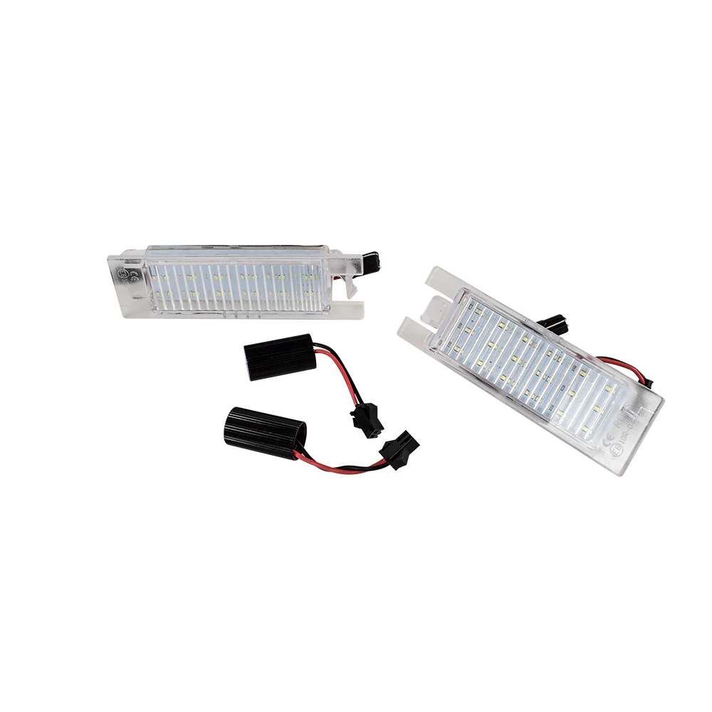 2 шт. Без ошибок Светодиодные фонари номерного знака Canbus для Opel Astra J Corsa C D E Insignia A