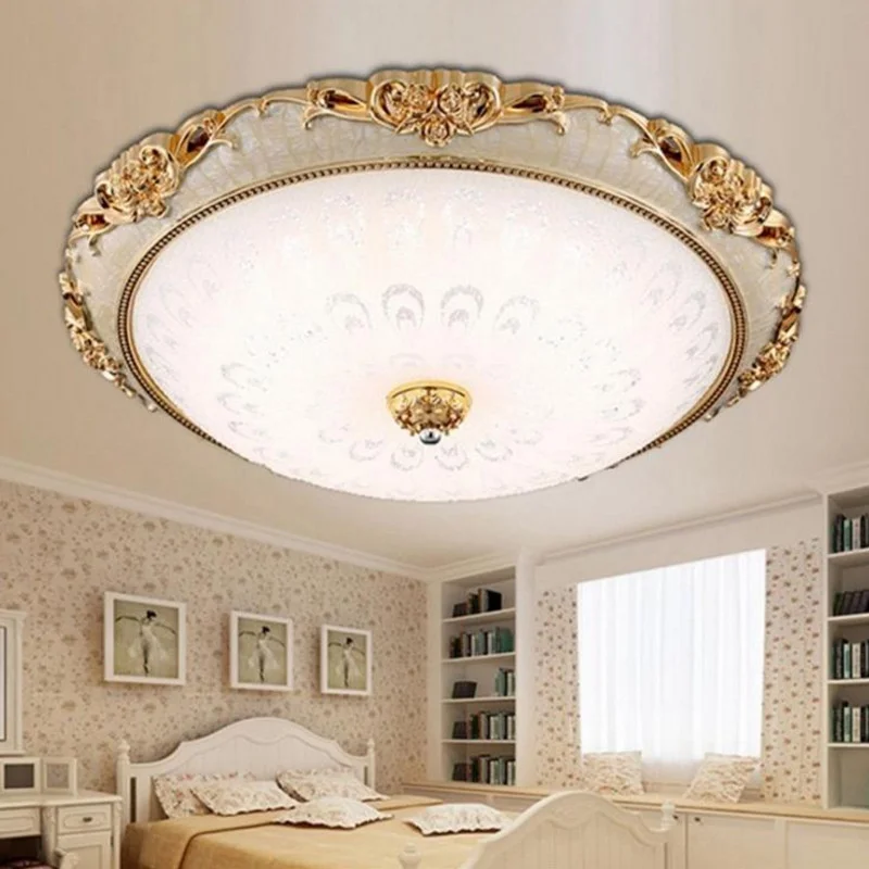 European Ceiling Bedroom Round Simple Living Lamp LED Room Balcony Aisle Restaurant Lamps Natal Stranger Thing