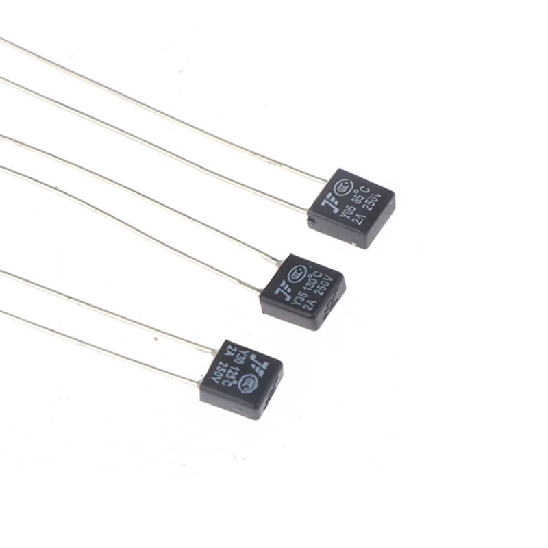 10 Упаковок Термозащитных Предохранителей 250 В 2 А