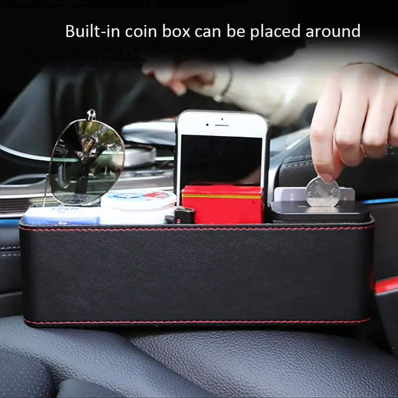 

Органайзер на автомобильное сиденье, шкатулка для хранения, автомобильный наполнитель для зазора на сиденье, боковой органайзер для автомобильной консоли