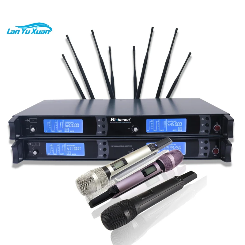 

Radio microphone UHF sans fil professional sound microphone speaker with receiver