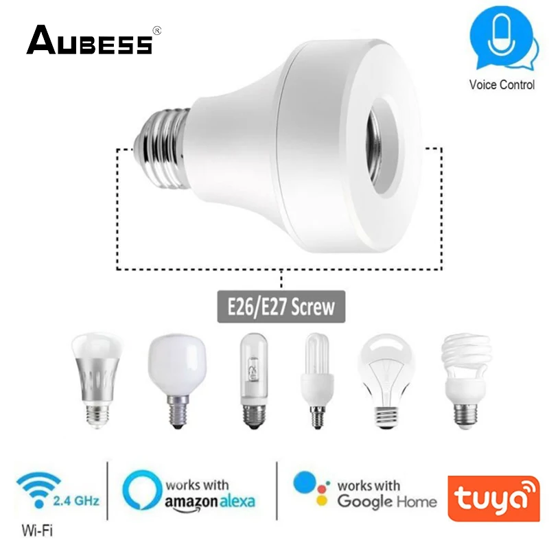 

Умный адаптер для лампы E27 с Wi-Fi и таймером