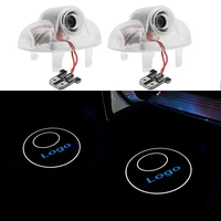 2 pieces car door welcome logo light for mazda 6 cx9 rx8 ruiyi atenza mpv auto exterior accessories led lamp shadow projector