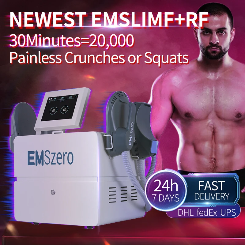 

2022 DLS-EMSSLIM NEO Machine Professional 13 Tesla Sculpt Body EMSzero Nova Bulid Buttock Muscle Fat Removal Burner at Home