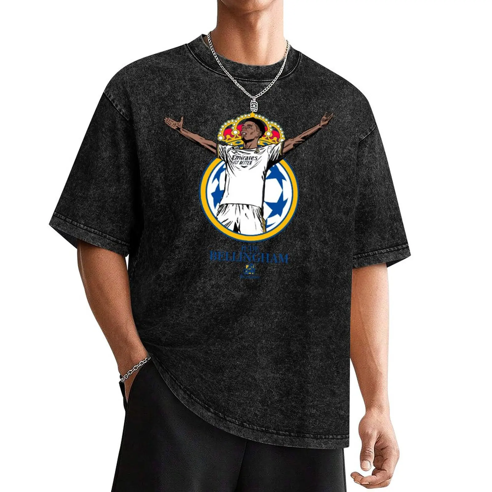 Футболка Hala Madrid Bellingham мужская хлопковая