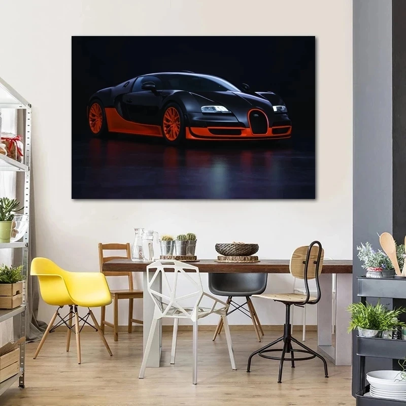 

Modular BUGATTI 2010 Veyron Super Sport Hd Prints Picture Home Decor Paintings Canvas Poster Wall Art For Living Room No Frame