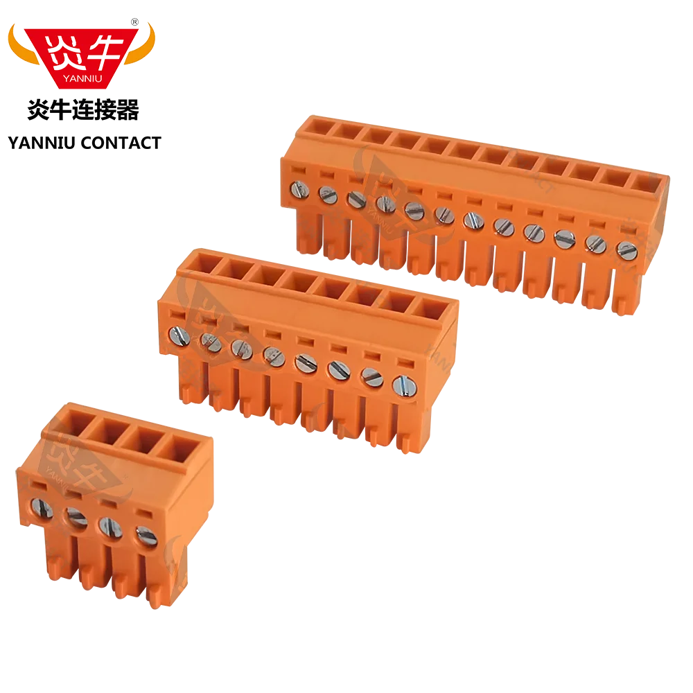 

50 шт. KF2EDGK 3,81 2P ~ 12P коннектор для печатной платы, подключаемый клеммный блок 2/15EDGK 3,81 мм 2PIN ~ 12PIN MSTB 1,5 ST PHOENIX CONTACT Orange