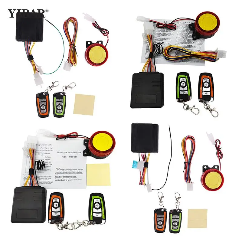 Motorcycle Bike Scooter Remote Control Anti-theft Automatic Arming With Independent Double Flash