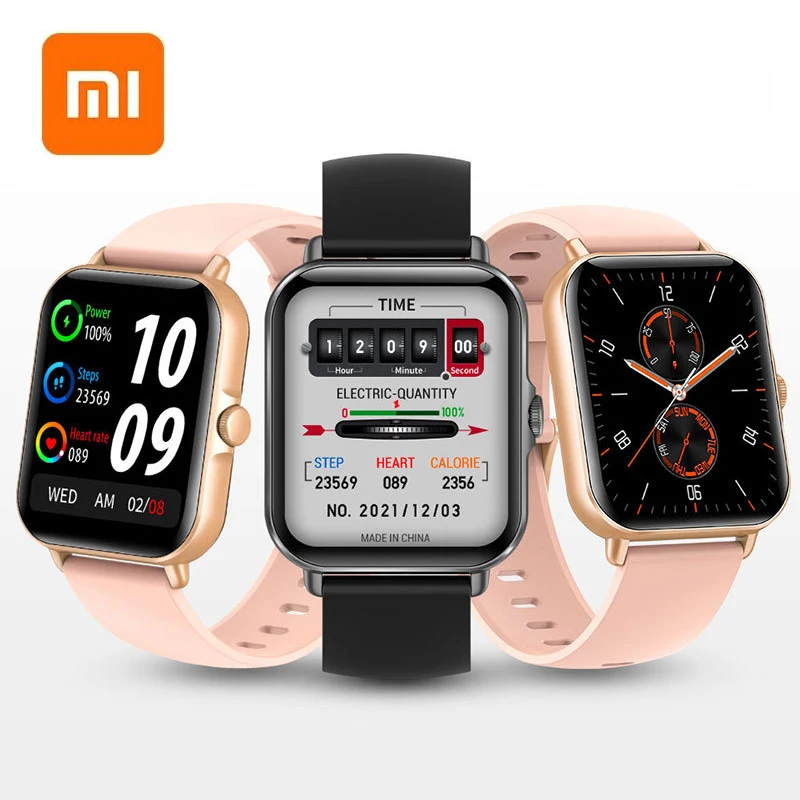 

Xiaomi 2022 New Bluetooth Answering Call Smart Watch Men's Full Touch Dial Fitness Tracker Waterproof Smart Watch for Men Women