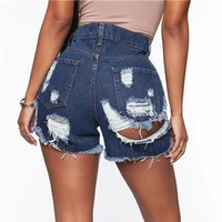 female fashion casual summer cool women denim booty shorts high waists fur lined leg openings plus size sexy short jeans e girl