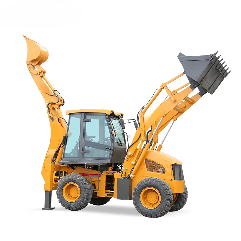 Горячий Китай 4-колесный привод Новый экскаватор и погрузчик 3-тонный 5-тонный