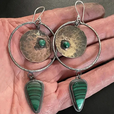 Серебряные серьги-капельки NovoPublic