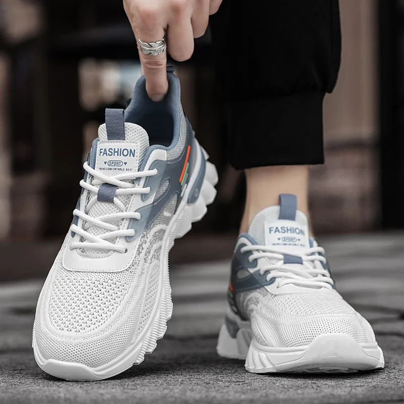 

Мужские кроссовки для бега, легкая спортивная обувь, дизайнерская сетчатая дышащая повседневная обувь, мужские кроссовки для тенниса, мужские кроссовки