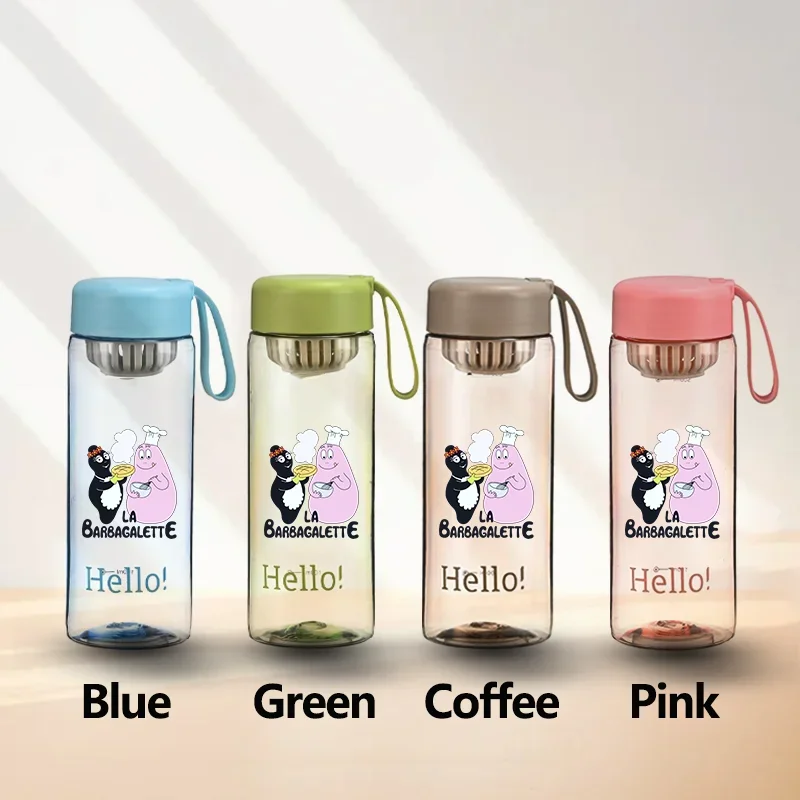 650 мл Barbapapa детская бутылка для воды большой емкости студенческая спортивная