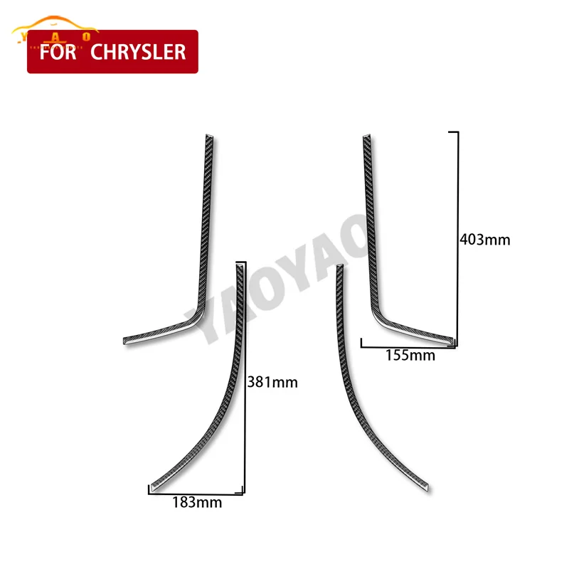 Автомобильная наклейка для Chrysler 300 300C 2005 2006 2007 2008 2009 2010, полоса для защиты дверей автомобиля, аксессуары для внутренней отделки (art.: 3920cf2ceccac) - 3920cf2ceccac