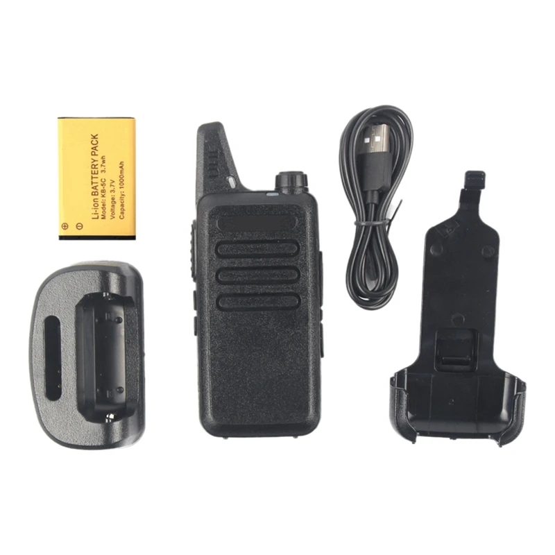 

1Set KD-C1 MINI Handheld Transceiver Walkie Talkie Two Way Radio Radio Ham Communicator