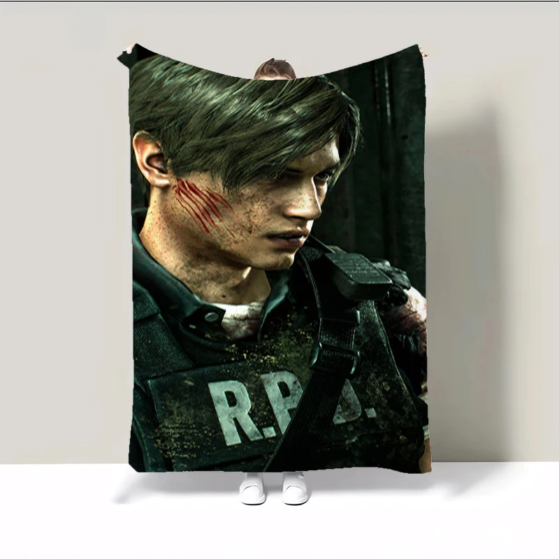 

Ворсистенное одеяло Leon Kennedy для декоративного дивана, покрывало на кровать, пушистые мягкие одеяла, украшение для спальни в стиле бохо на заказ