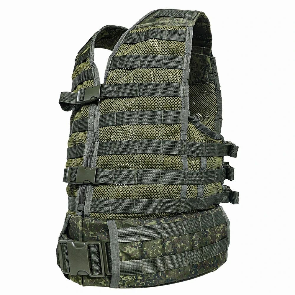 Россия 6SH117 MOLLE Базовый тактический жилет на груди висит ATFG Руины EMR Камуфляж 1000D