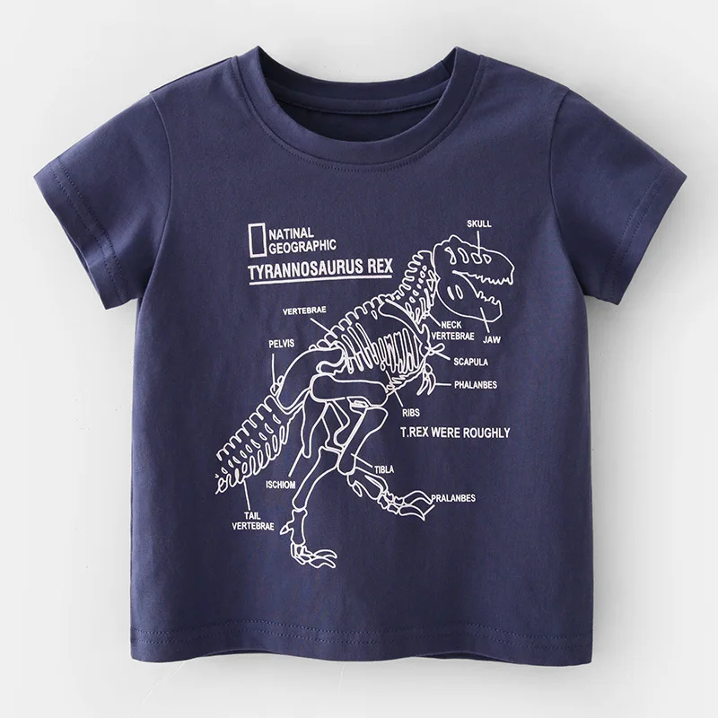 

T Shirt Boy Clothes Summer Short Sleeve Casual Soft Top Tees For Kids Toddlers