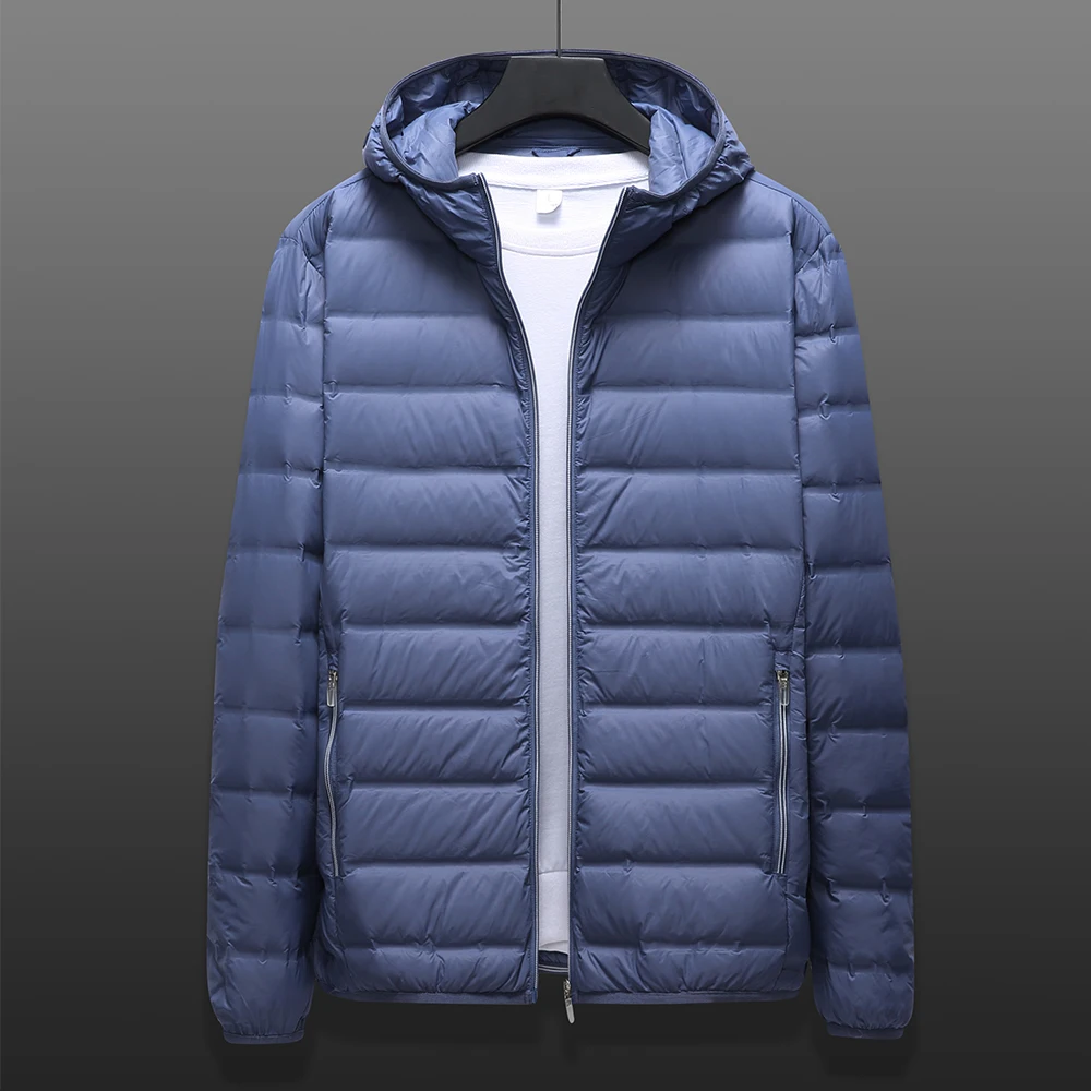 Men 2022 Winter Brand Warm Windproof Thick Jacket Parkas Coat Men New Winter Fashion Waterproof Slim Hat Parkas Jacket Men W13