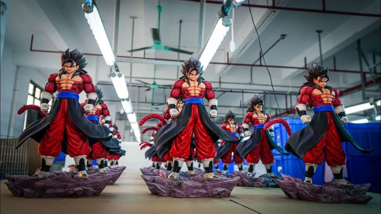 Фото В НАЛИЧИИ 35 см JT&CK Toys Dragon Ball Аниме Фигурка Vegetto Фигурка Ssj4 Фигурка Super Saiyan 4 Vegetto Фигурка Модель из ПВХ Подарок №3