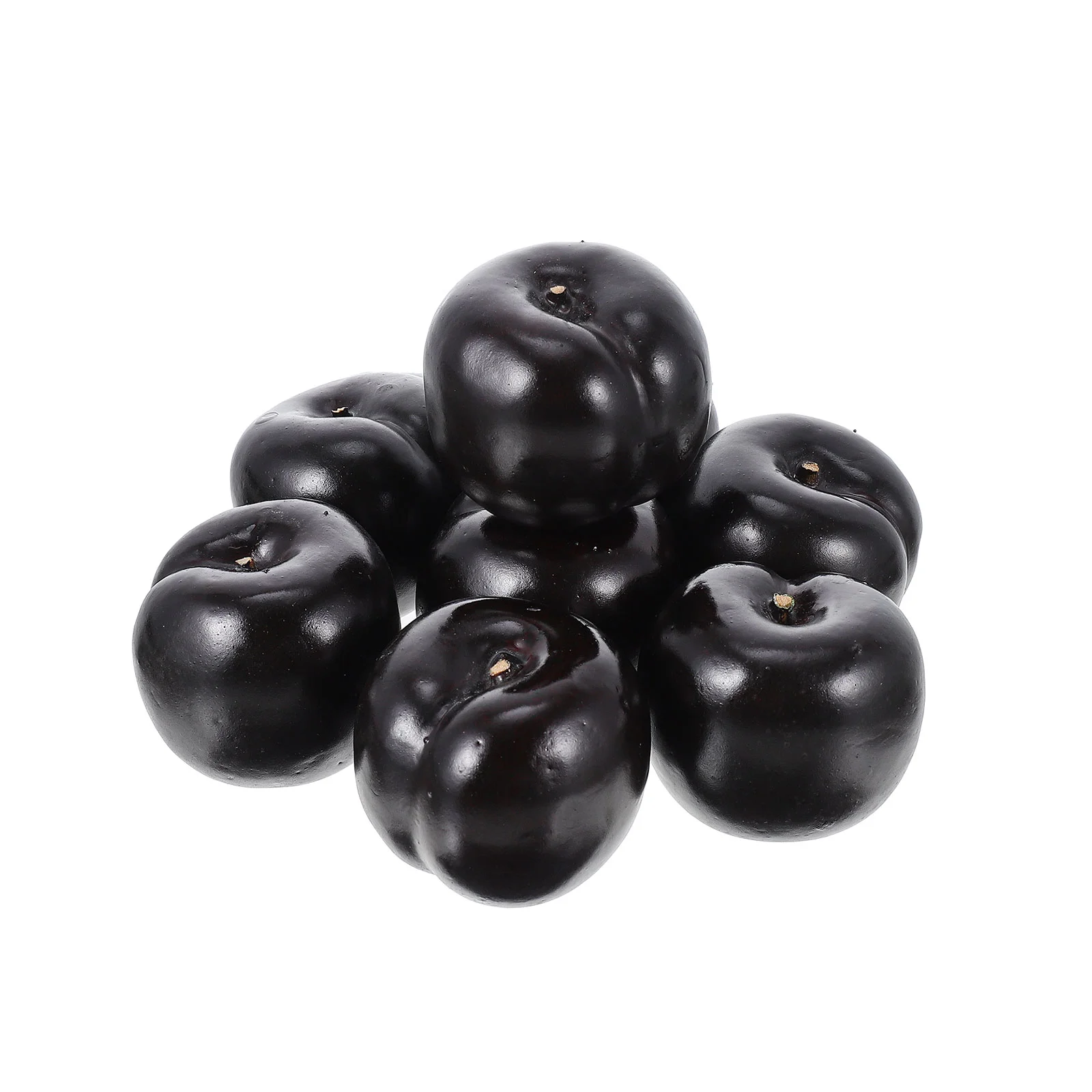 

Plum Fruit Fruits Fake Artificial Simulation Decor Props Vegetablesrealistic Brin Play Ornament Toy Black Decorative Model Faux