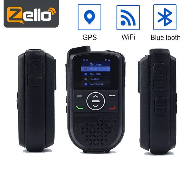Network walkie talkie 4G Profession Zello Radio Long Range Mobile Phone Blue Tooth+WIFI+GPS Android 4g SIM Ham Radios 100km