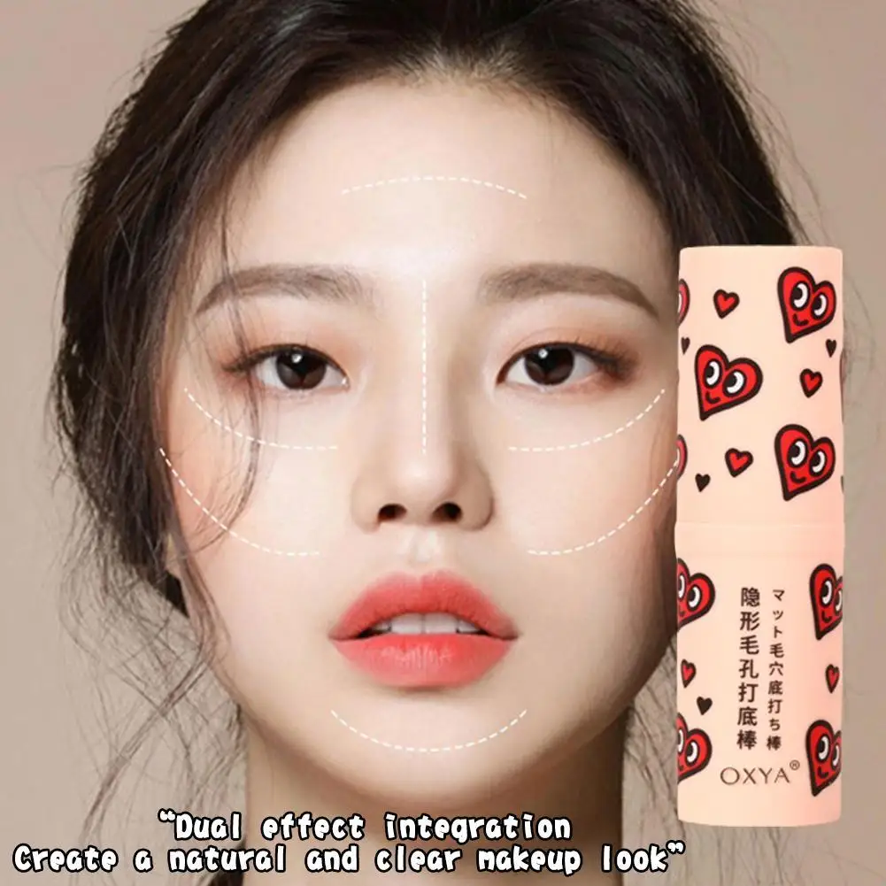 

New Invisible Pore Face Primer Long Lasting Makeup Primer Stick Foundation Oil Control Facial Matte Primer Korean Cosmetic 2023
