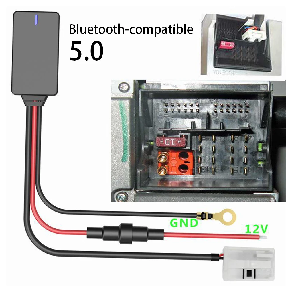 

Bluetooth-compatible Adapter Handsfree Call Streaming Device Automobile