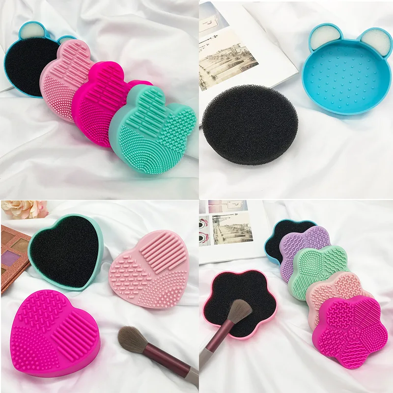 Коврик для мытья кистей коврик чистки макияжа Универсальный косметических