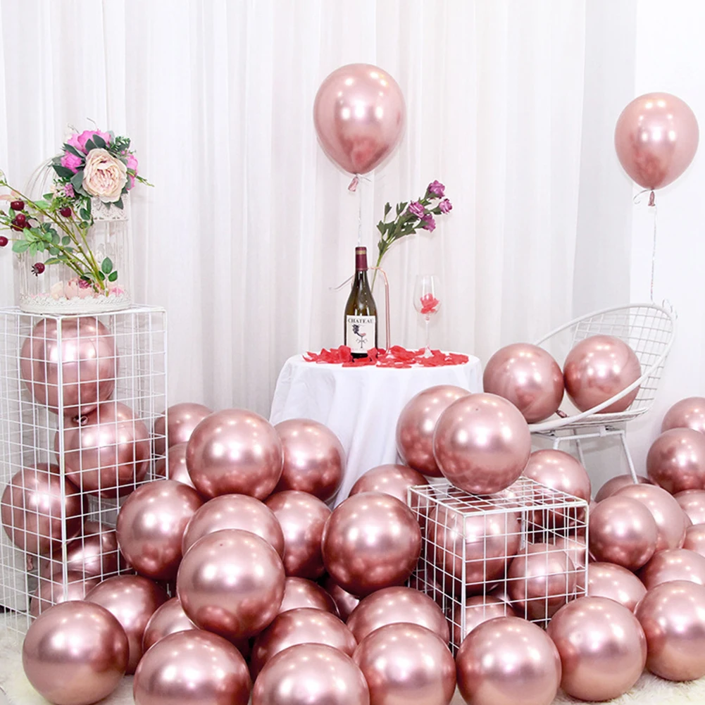 

50pcs 10inch Latex Balloon Birthday Decor Gifts Celebration Wedding Party Round