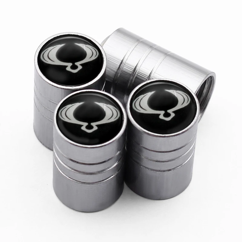 

4 Pcs Aluminum Alloy Car Styling Wheel Tire Valve Cover Accessories For Ssangyong Kyron Chairman Rodius Rexton 2 Korando Actyon