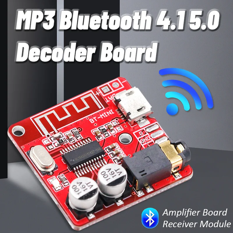  Bluetooth аудио приемник плата Bluetooth 5,0 MP3 декодер не допускающий потерь плата беспроводной стерео музыкальный модуль 3,7-5 в XY-BT-Mini 