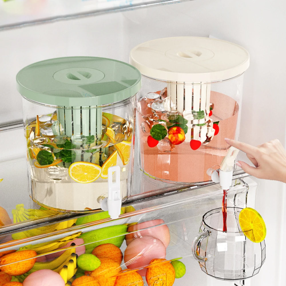 Экологичный пластиковый диспенсер для воды холодной и сока чайник большой