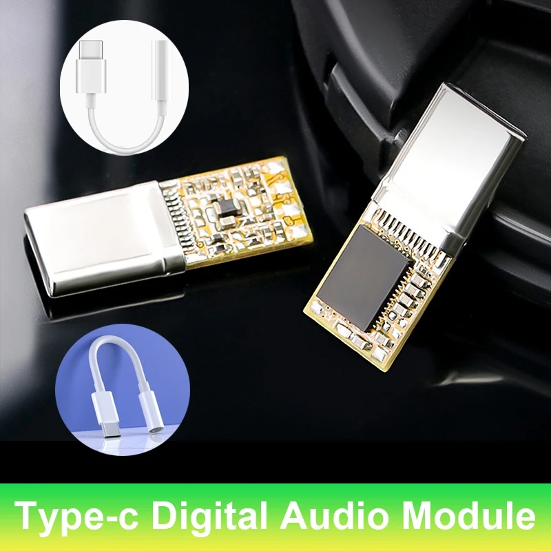 

Type-C Digital Audio Module ALC5686 Wire Control Earphone PCBA Solution For Xiaomi Samsung Ipad Adapter Module