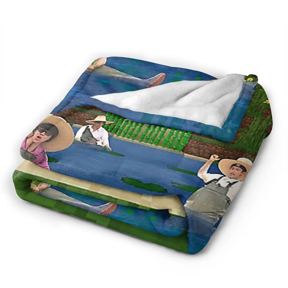 Плед для ловли лягушек с Minghao DK и Джошуа мягкое теплое Фланелевое покрывало