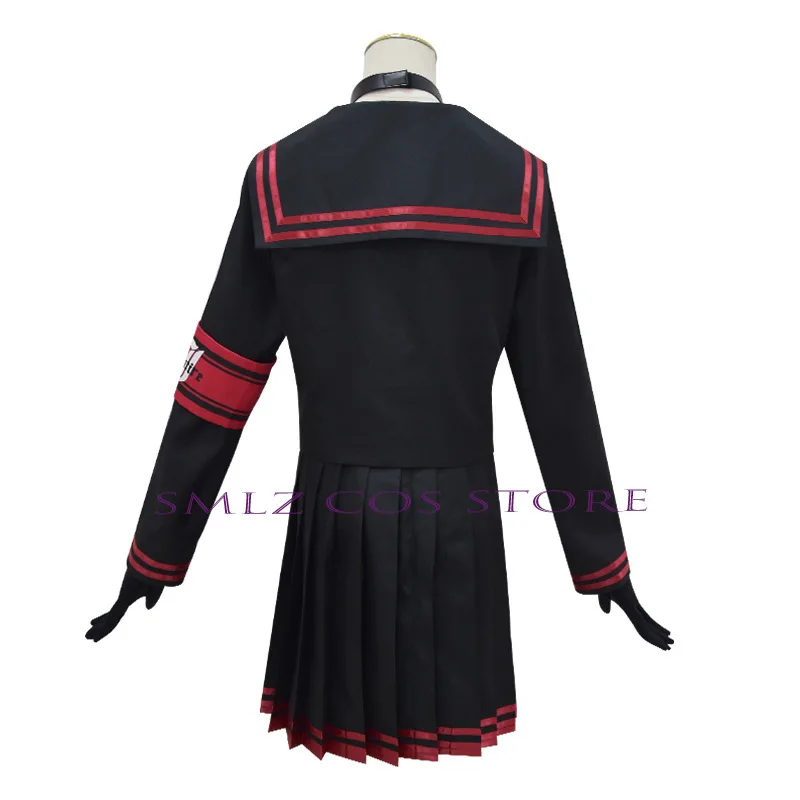 Nakamasa Ichika Косплей Игра Синий Архив Костюм Школьная Черная Униформа Юбка Парик
