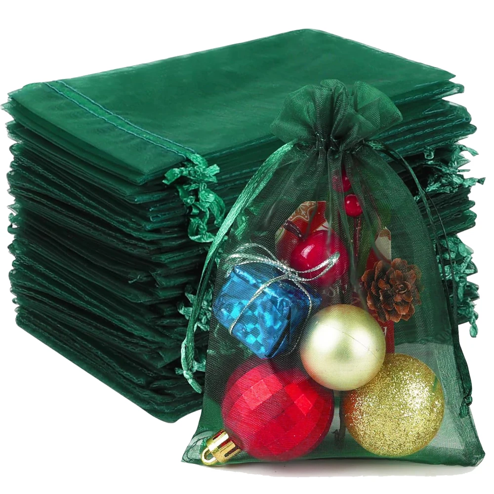 

100 подарочных пакетов из органзы