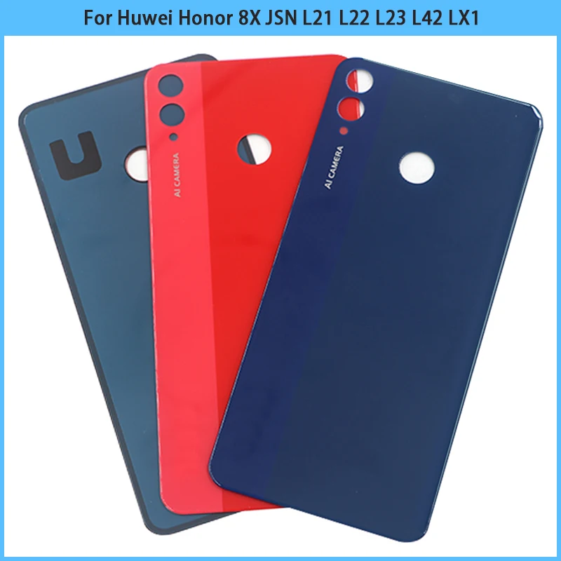 Новинка задняя крышка аккумулятора 6 5 дюйма для Huwei Honor 8X JSN-L21 3D стеклянная панель