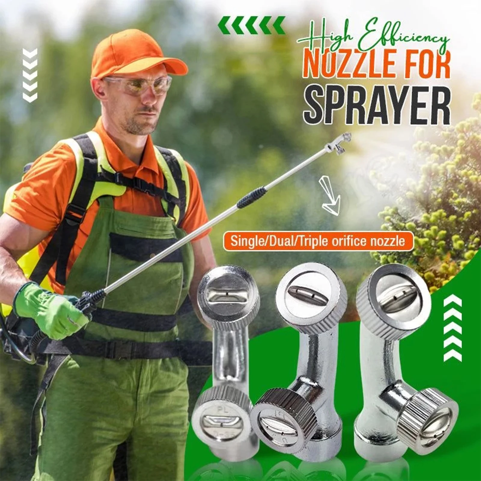 

1/2/3 Hole Universal High Efficiency Nozzle For Sprayers Garden Irrigation Watering Accessories Agriculture Atomizing Tool
