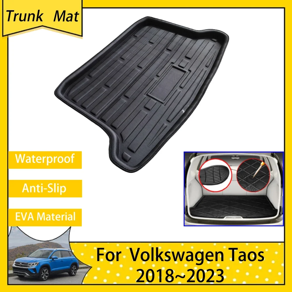 Коврик для багажника автомобиля Volkswagen VW Taos Tharu 2018 2019 2020 2021 2022 2023