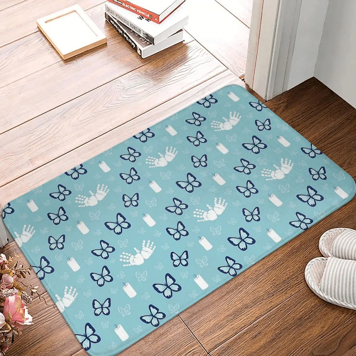 

Bioshock Bath Mat Inspired Pattern Doormat Living Room Carpet Outdoor Rug Home Decor
