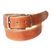 yltei vegetable tanned leather pure handmade man brown businessleisure beltreal cowhide gray matte pin buckle wide waistband
